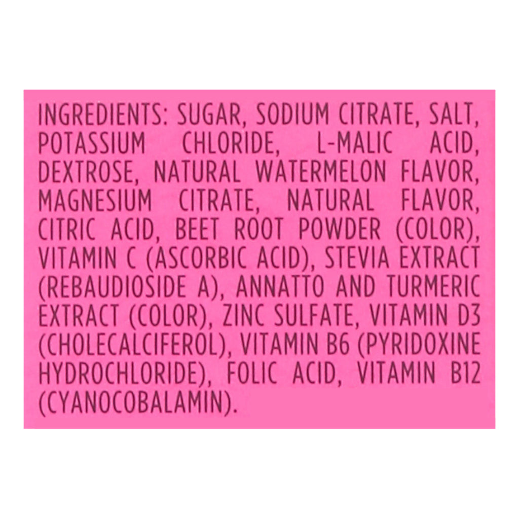 Sos Hydration - Hydration Mix Watermelon - Ea Of 1-8 Ct