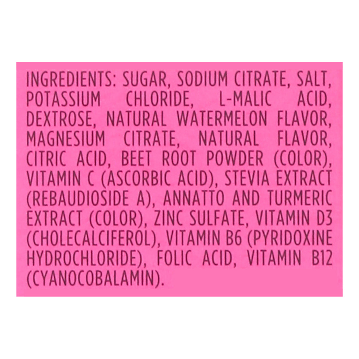 Sos Hydration - Hydration Mix Watermelon - Ea Of 1-8 Ct
