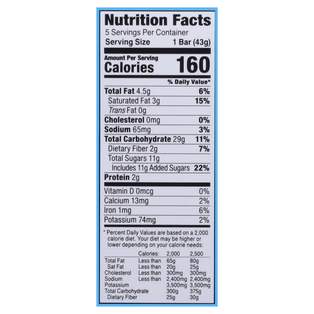 Bobo's Oat Bars - Fig Bar Blueberry - Cs Of 6-5/1.5 Oz
