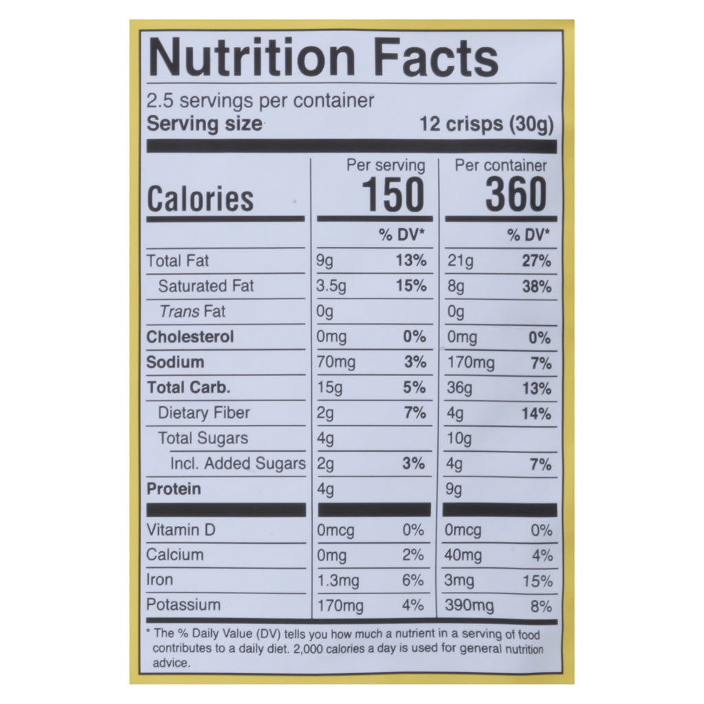 Hippie Snacks - Banana Bread Crisps Orig - Cs Of 8-2.5 Oz