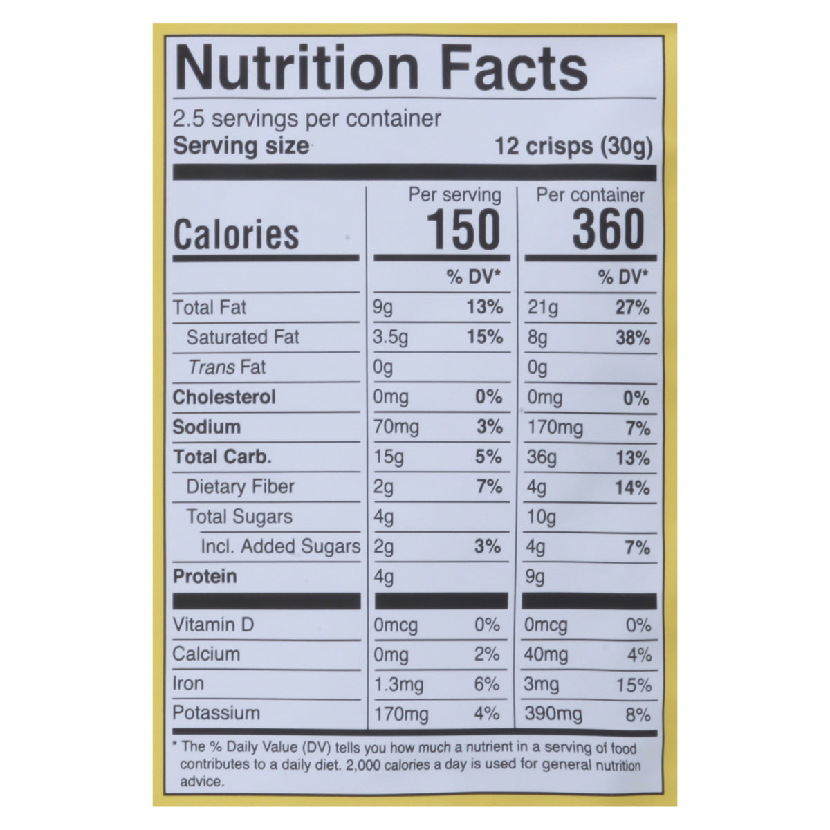 Hippie Snacks - Banana Bread Crisps Orig - Cs Of 8-2.5 Oz