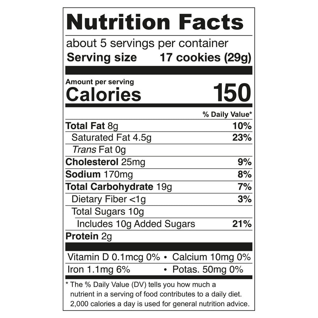 Tate's Bake Shop - Cookie Tny Chocolate Chip - Cs Of 6-5.5 Oz