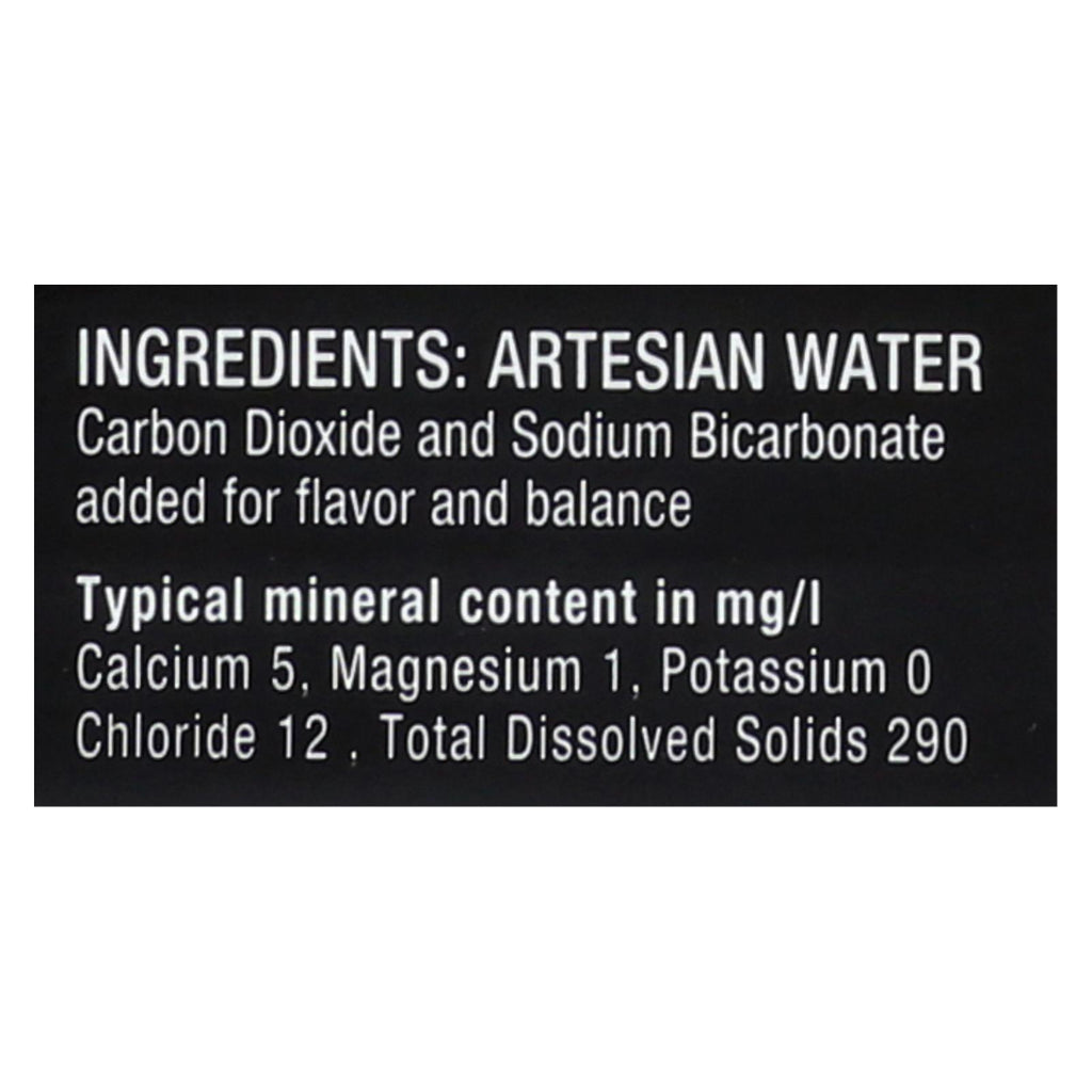 Voss Sparkling Water - Case Of 24 - 375 Ml