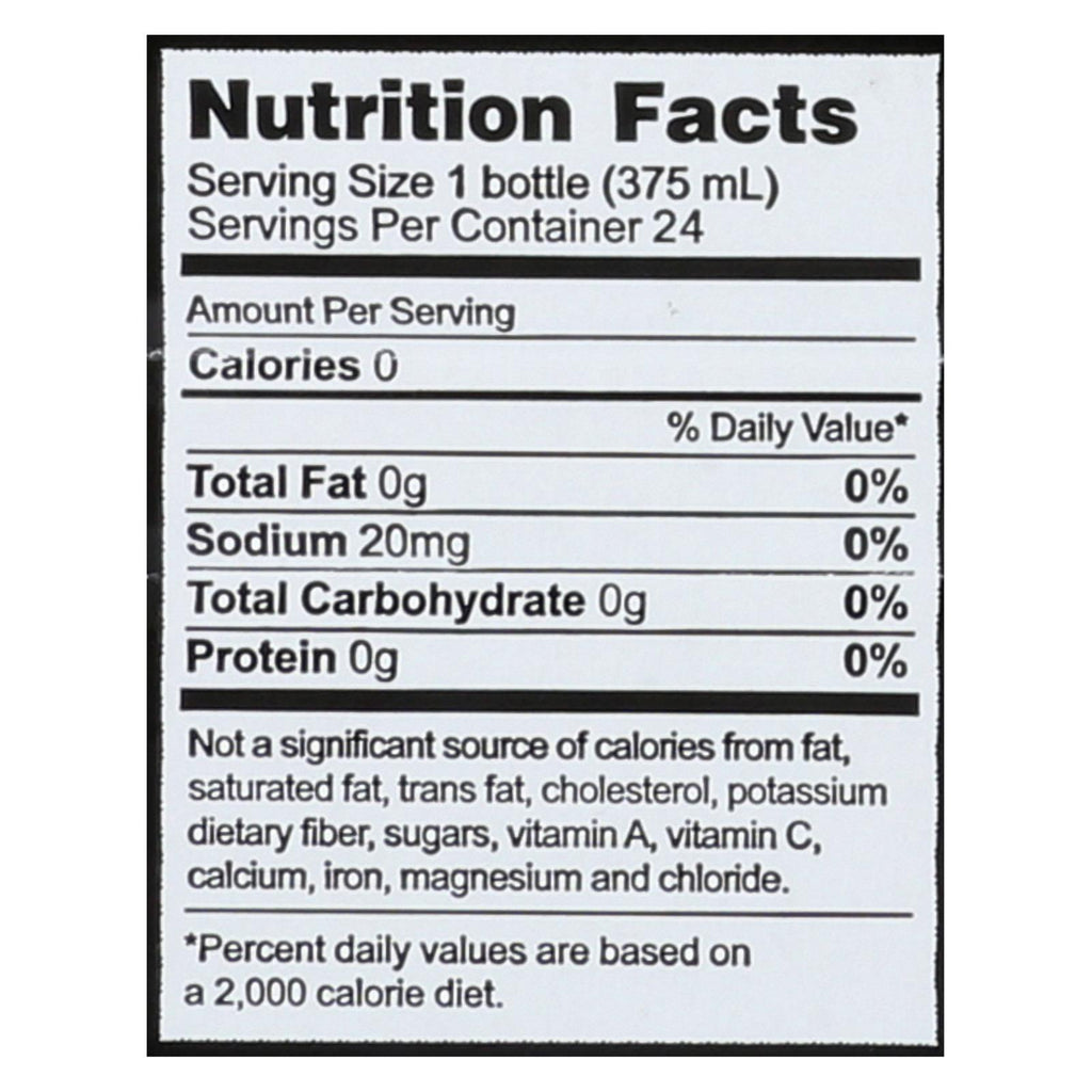 Voss Sparkling Water - Case Of 24 - 375 Ml