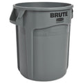 Rubbermaid Commercial Vented Round Brute Container, 20 gal, Plastic, Gray (RCP262000GRA)
