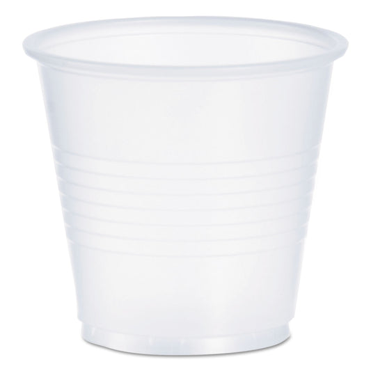 Dart High-Impact Polystyrene Cold Cups, 3.5 oz, Translucent, 100/Pack (DCCY35PK)