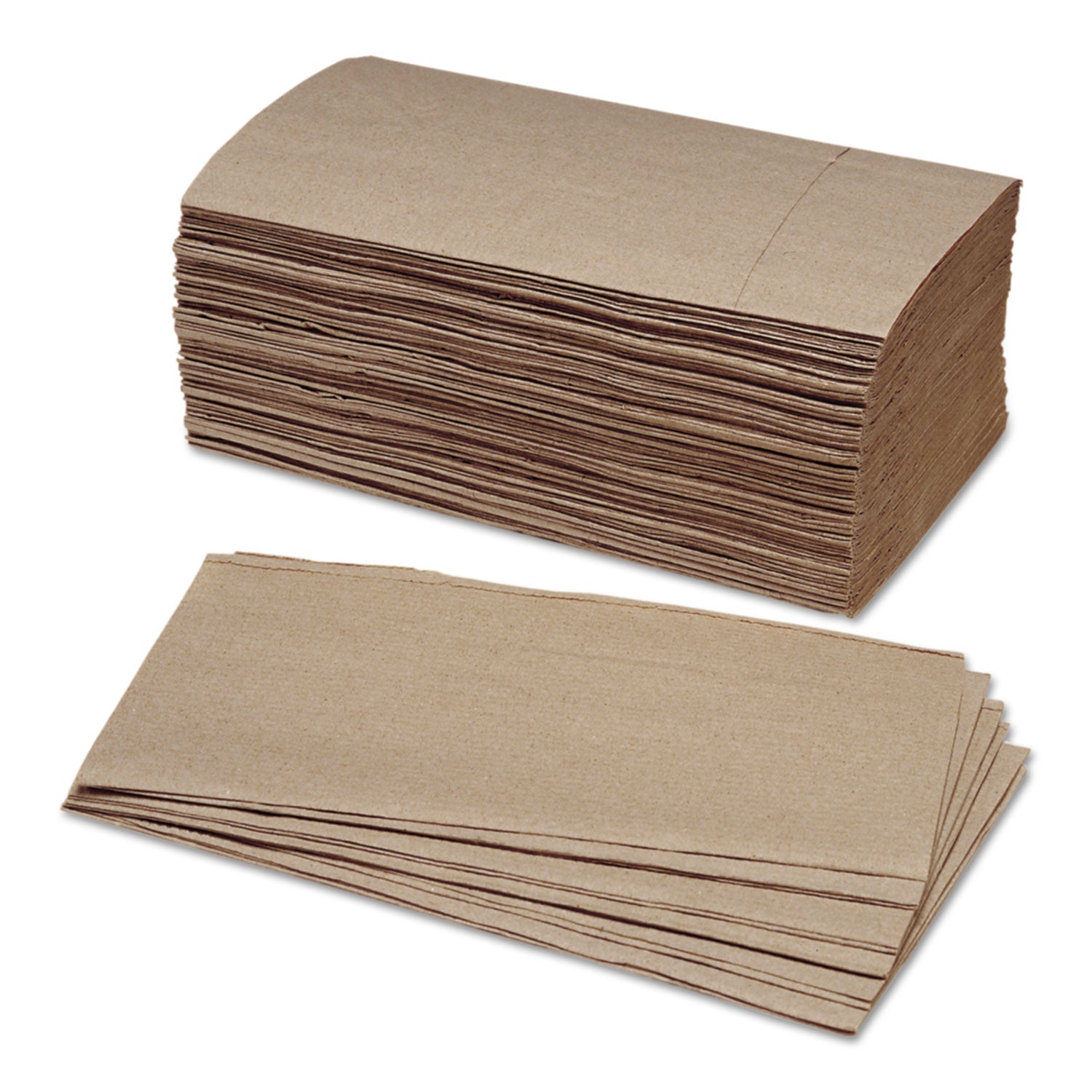 AbilityOne 8540014940911, SKILCRAFT Folded Paper Towels, 1-Ply, 9.25 x 10.75, Kraft, 250/Bundle, 16 Bundles/Box