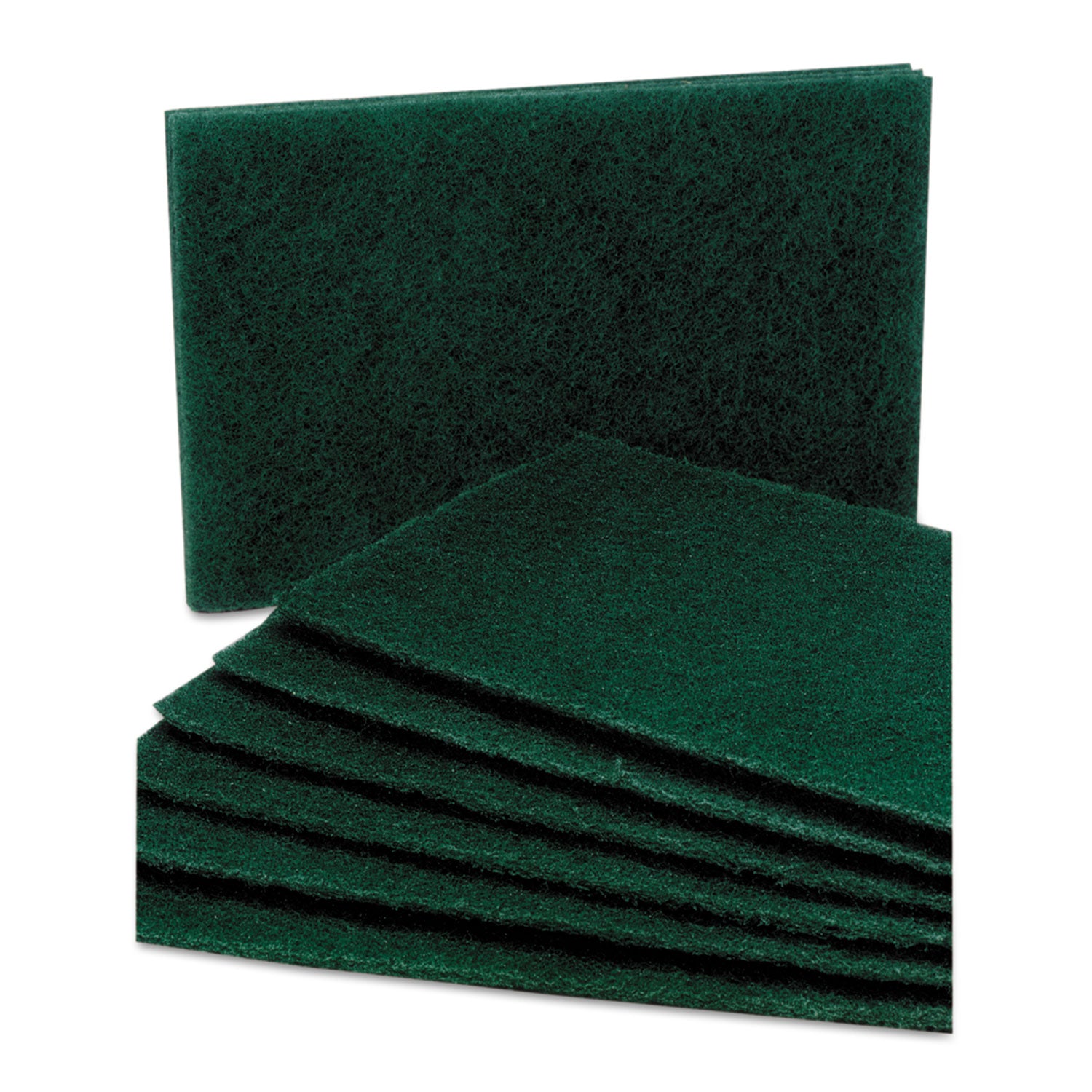 AbilityOne 7920007535242, Skilcraft, Light Cleaning Scouring Pad, 6 X 9.25, Green, 10/pack