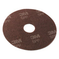 Scotch-Brite Surface Prep Floor Pads, 16" Diameter, Brown, 10/Carton (MMMSPP16)
