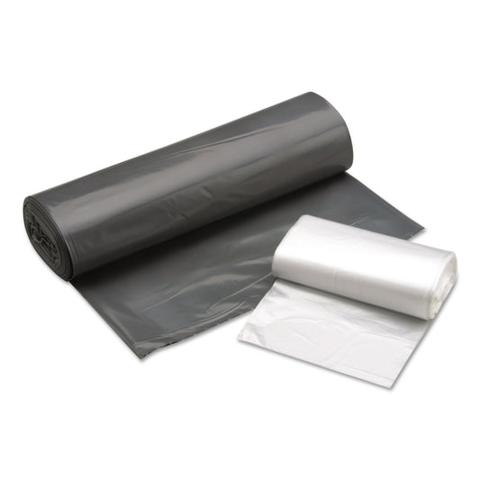AbilityOne 8105015171377, SKILCRAFT Trash Can Liner - Linear Low-Density, 33 gal, 0.7 mil, 33" x 39", Gray, Perforated Roll, 250/Carton