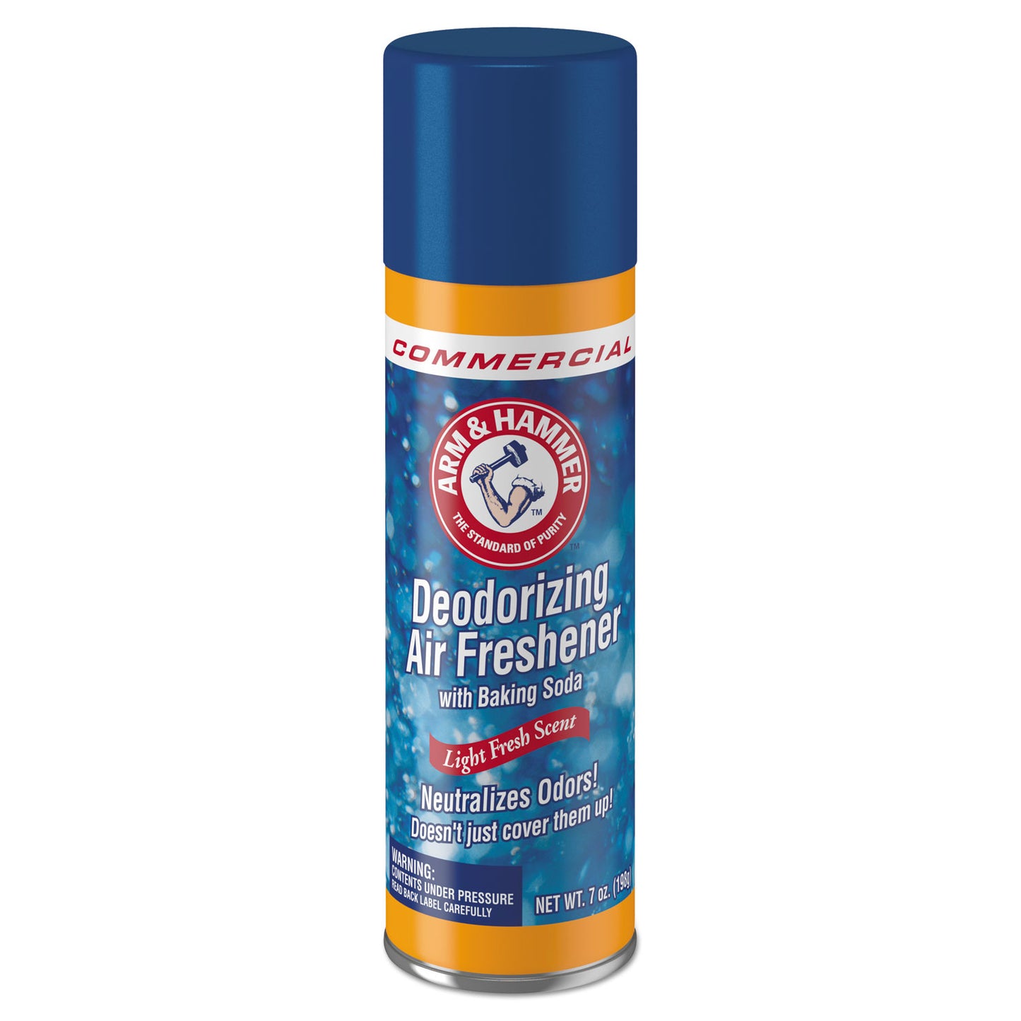 Arm & Hammer Baking Soda Air Freshener, Light Fresh, 7 oz Aerosol Spray, 12/Carton (CDC3320094170CT)