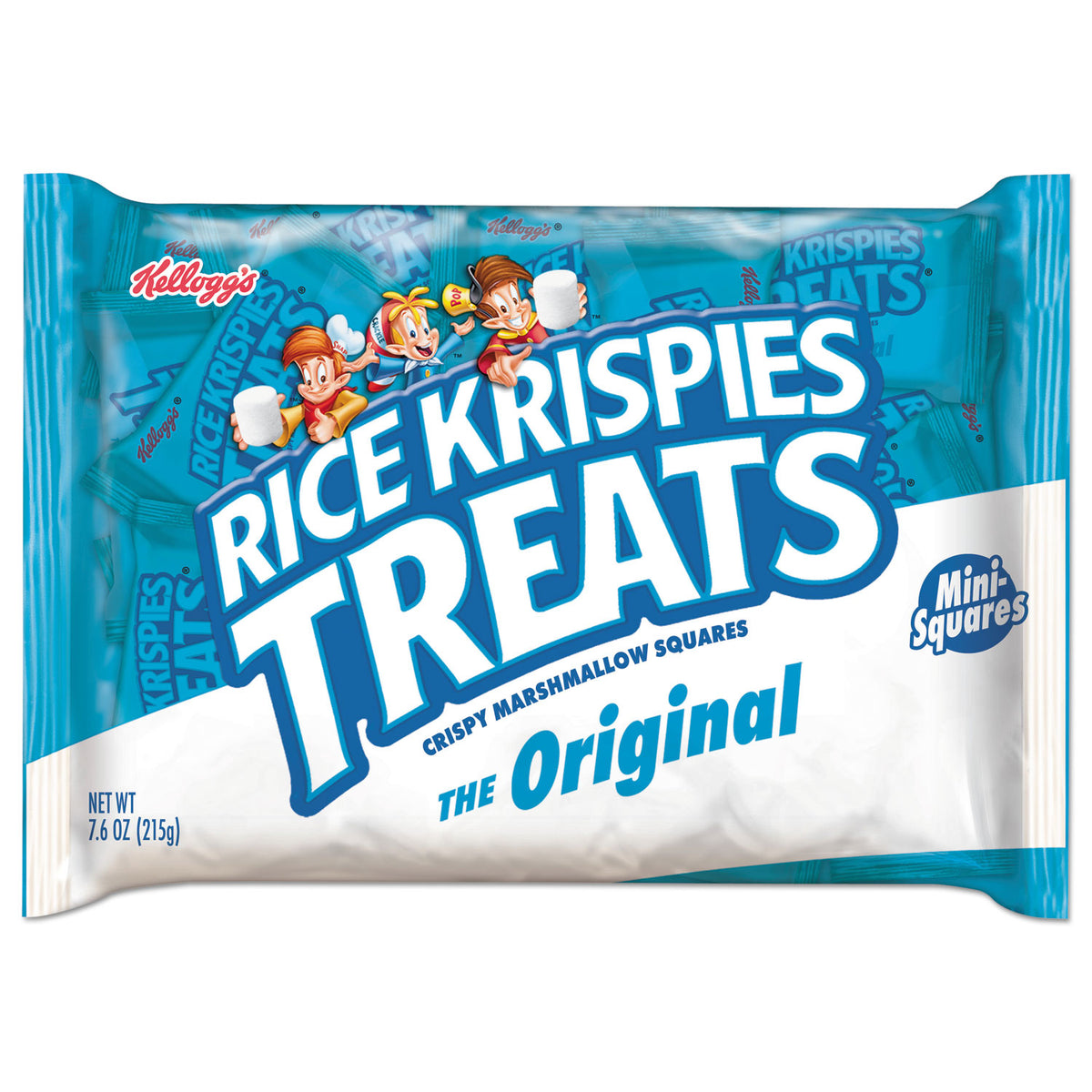Kellogg's Rice Krispies Treats, Original Marshmallow, 0.78 oz Pack, 60/Carton (KEB17120)