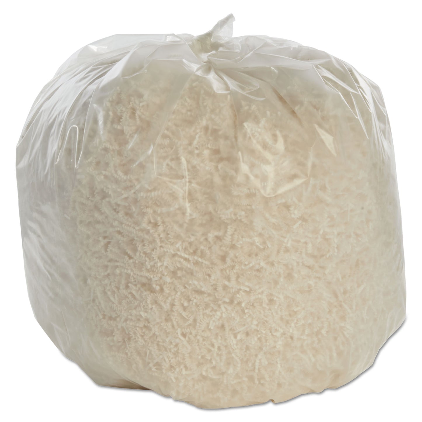 AbilityOne 8105015574972, SKILCRAFT High Density Coreless Roll Can Liners, 30 gal, 10 mic, 30" x 37", Natural, Perforated Roll, 500/Box