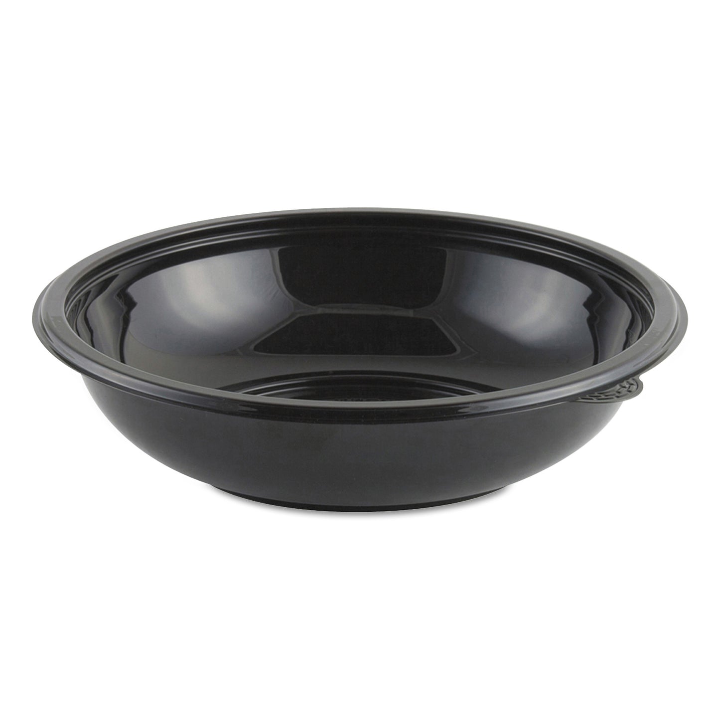 Anchor Packaging Crystal Classics Bowl, 32 oz, 8.5" Diameter, 2.14"h, Black, Plastic, 300/Carton (ANZ4548432)