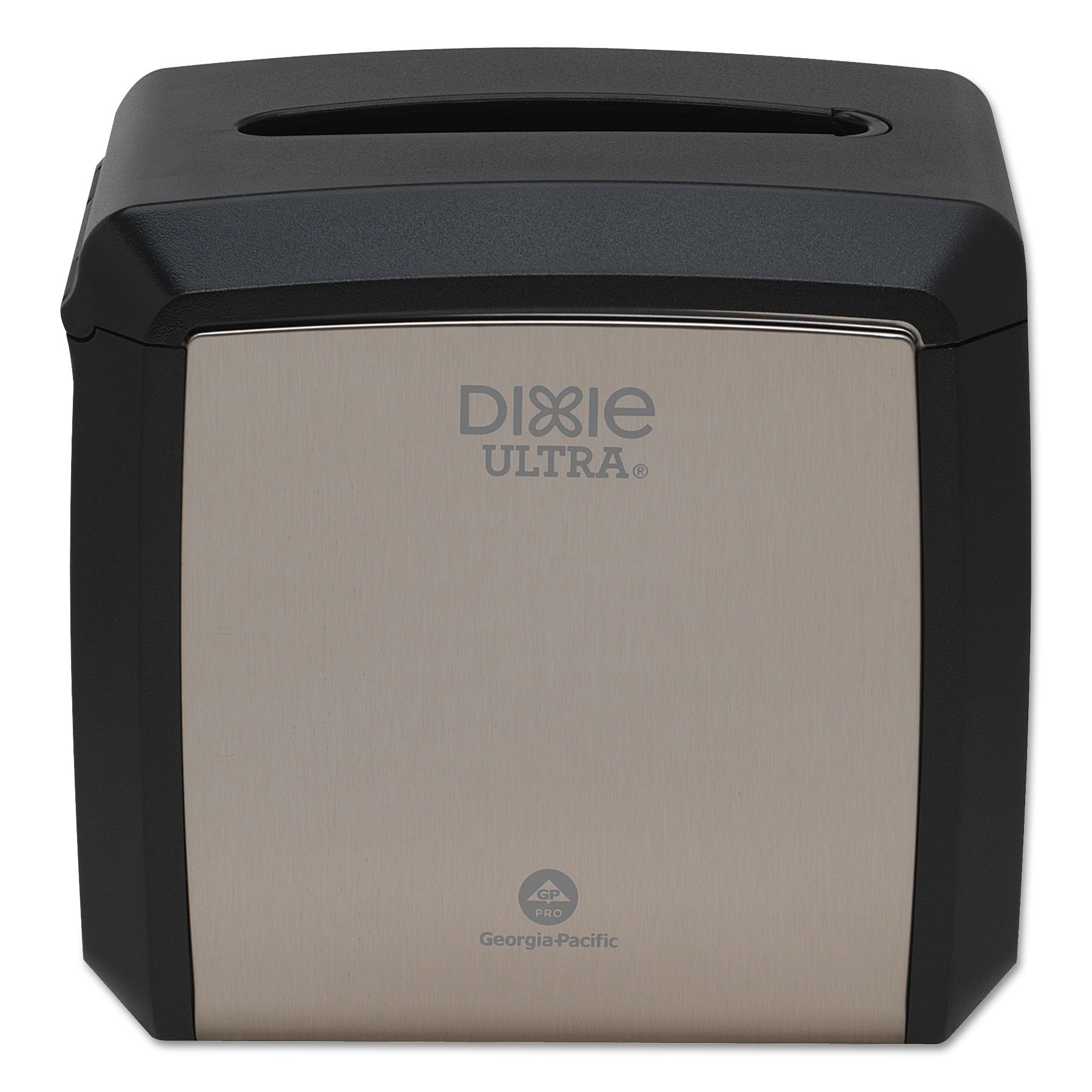 Dixie Tabletop Napkin Dispenser, 7.6 x 6.1 x 7.2, Stainless (GPC54528A)