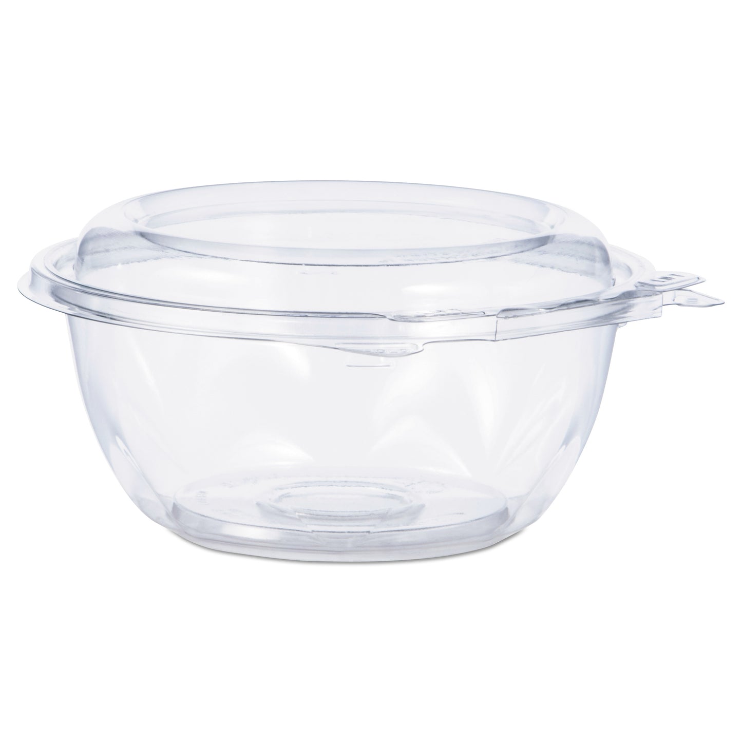 Dart Tamper-Resistant, Tamper-Evident Bowls with Dome Lid, 12 oz, 5.5" Diameter x 2.6"h, Clear, Plastic, 240/Carton (DCCCTR12BD)