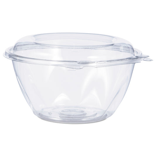 Dart Tamper-Resistant, Tamper-Evident Bowls with Dome Lid, 32 oz, 7" Diameter x 3.4"h, Clear, Plastic, 150/Carton (DCCCTR32BD)