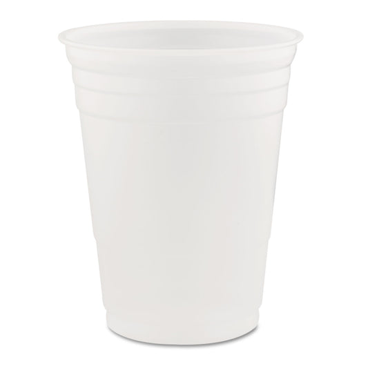 Dart SOLO Party Plastic Cold Drink Cups, 16 oz, 50/Sleeve, 20 Sleeves/Carton (DCCP16)