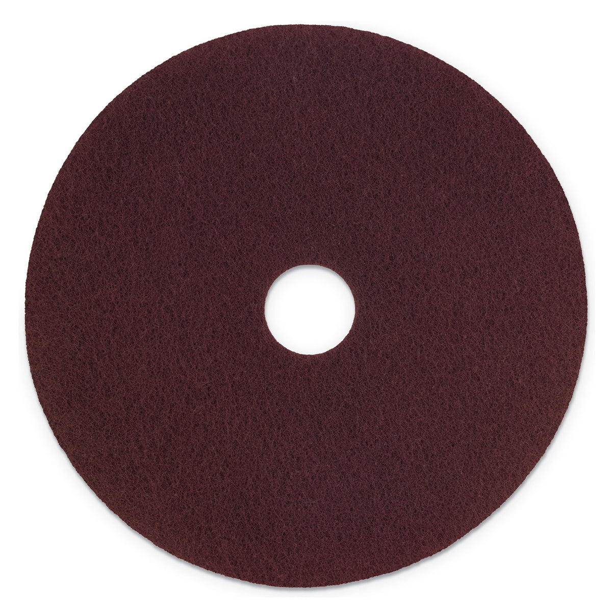 Scotch-Brite Surface Preparation Pad Plus, 20" Diameter, Maroon, 5/Carton (MMMSPPP20)