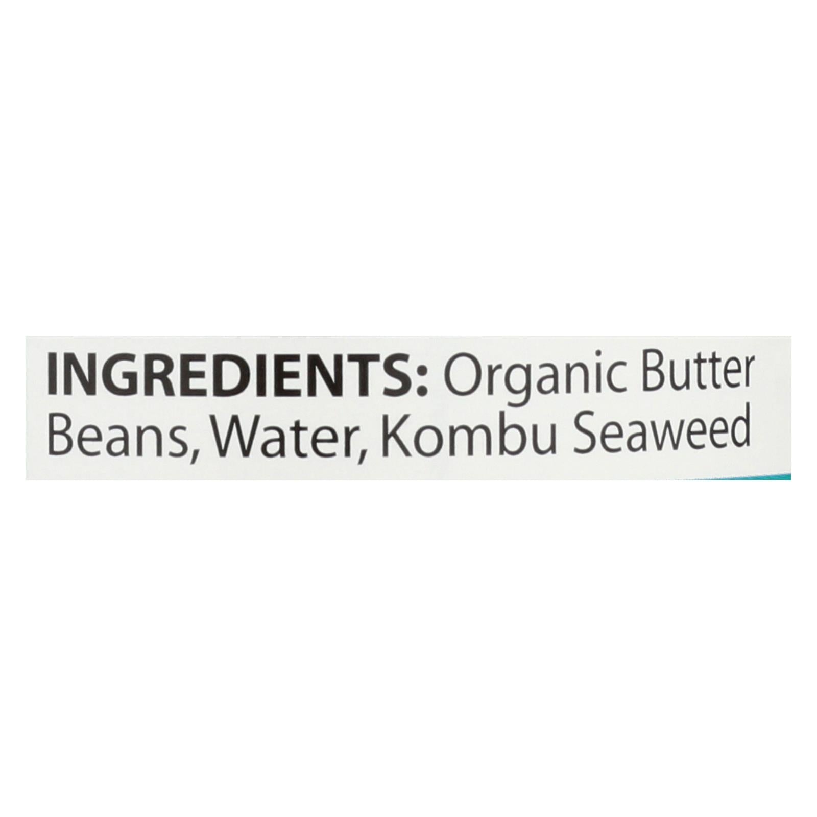 Eden Foods Butter Beans Organic - Case Of 12 - 15 Oz.