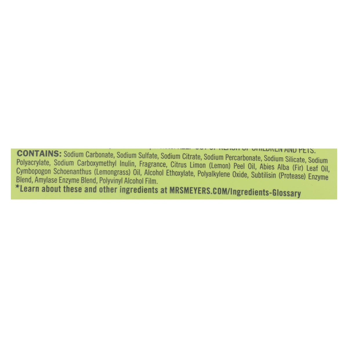Mrs. Meyer's Clean Day - Automatic Dishwasher Packs - Lemon Verbena - Case Of 6 - 12.7 Oz