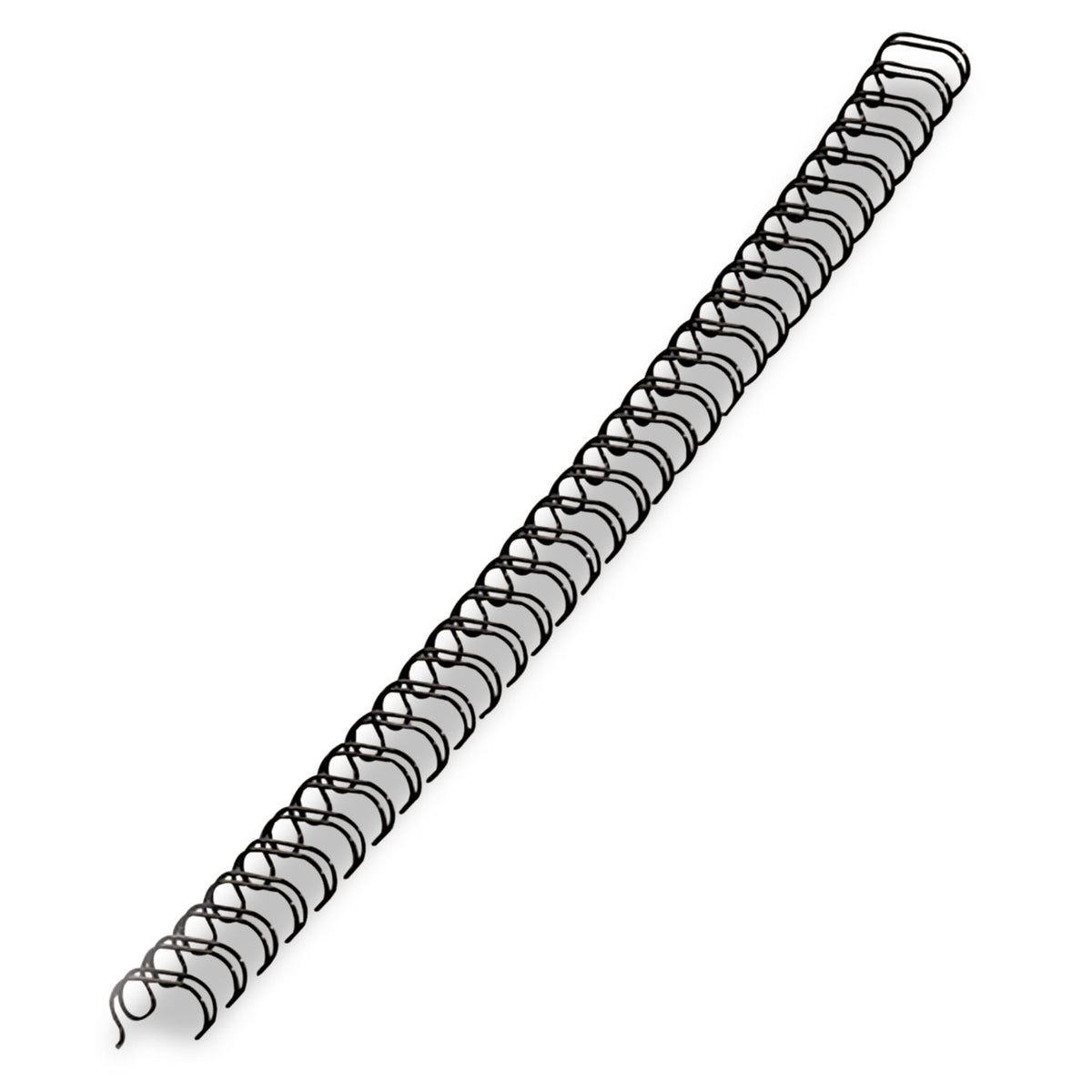 Fellowes Wire Bindings, 1/2" Diameter, 100 Sheet Capacity, Black, 25/Pack (5255401)