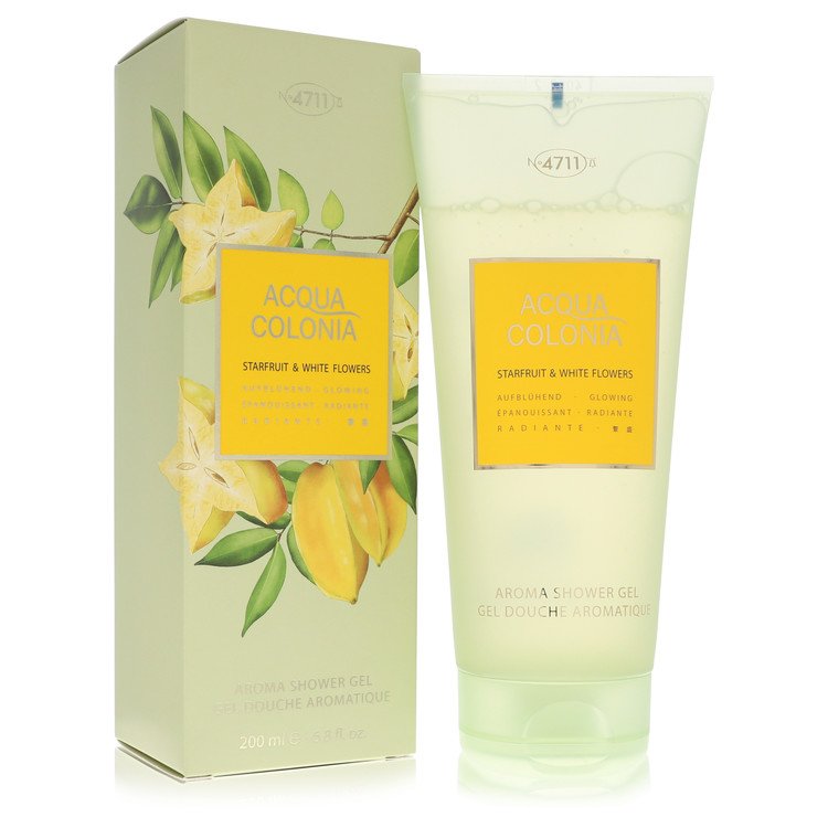 4711 Acqua Colonia Starfruit & White Flowers by 4711 Shower Gel (Unisex) 6.8 oz for Women
