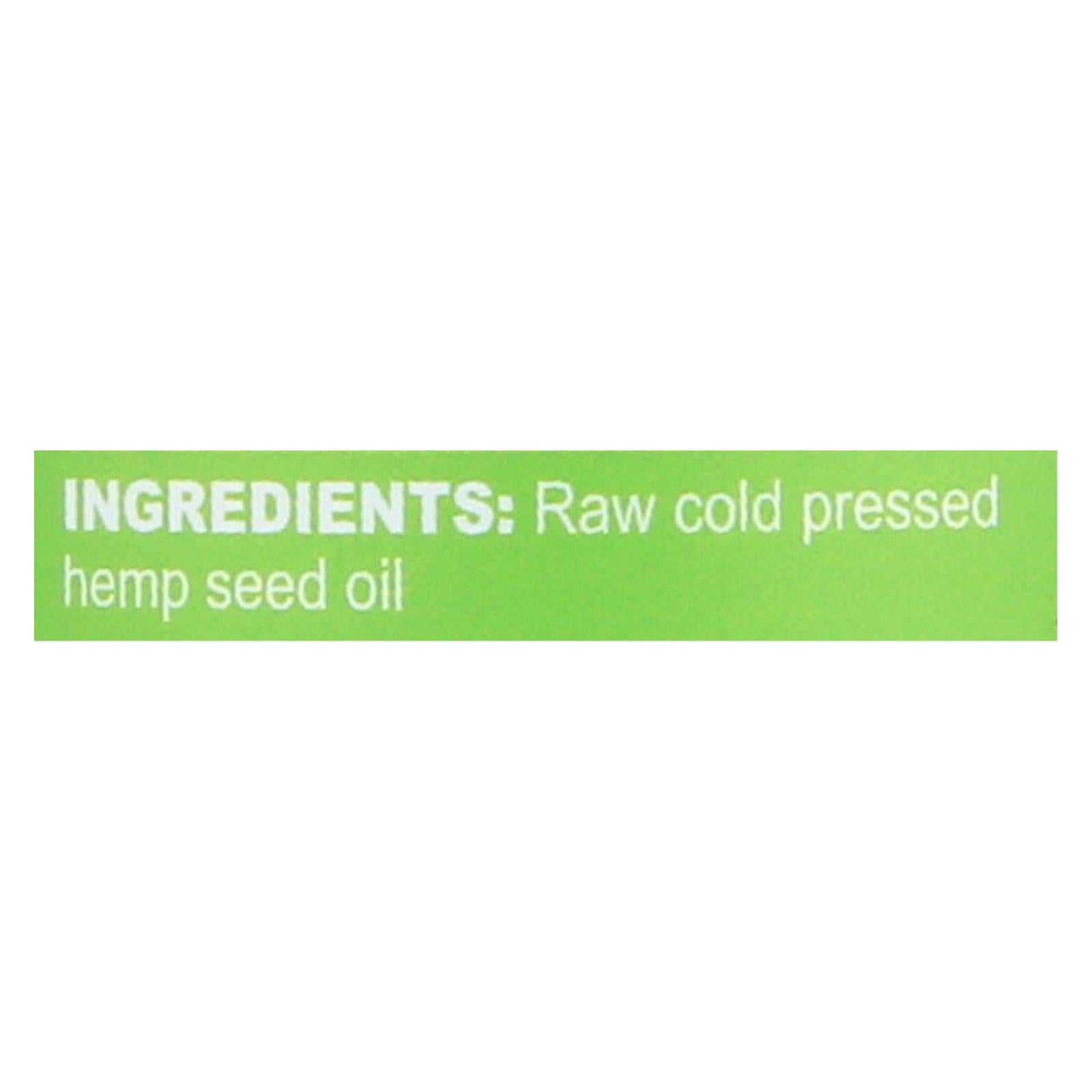 Manitoba Harvest Unrefined Cold Pressed Hemp Oil  - 1 Each - 12 Fz