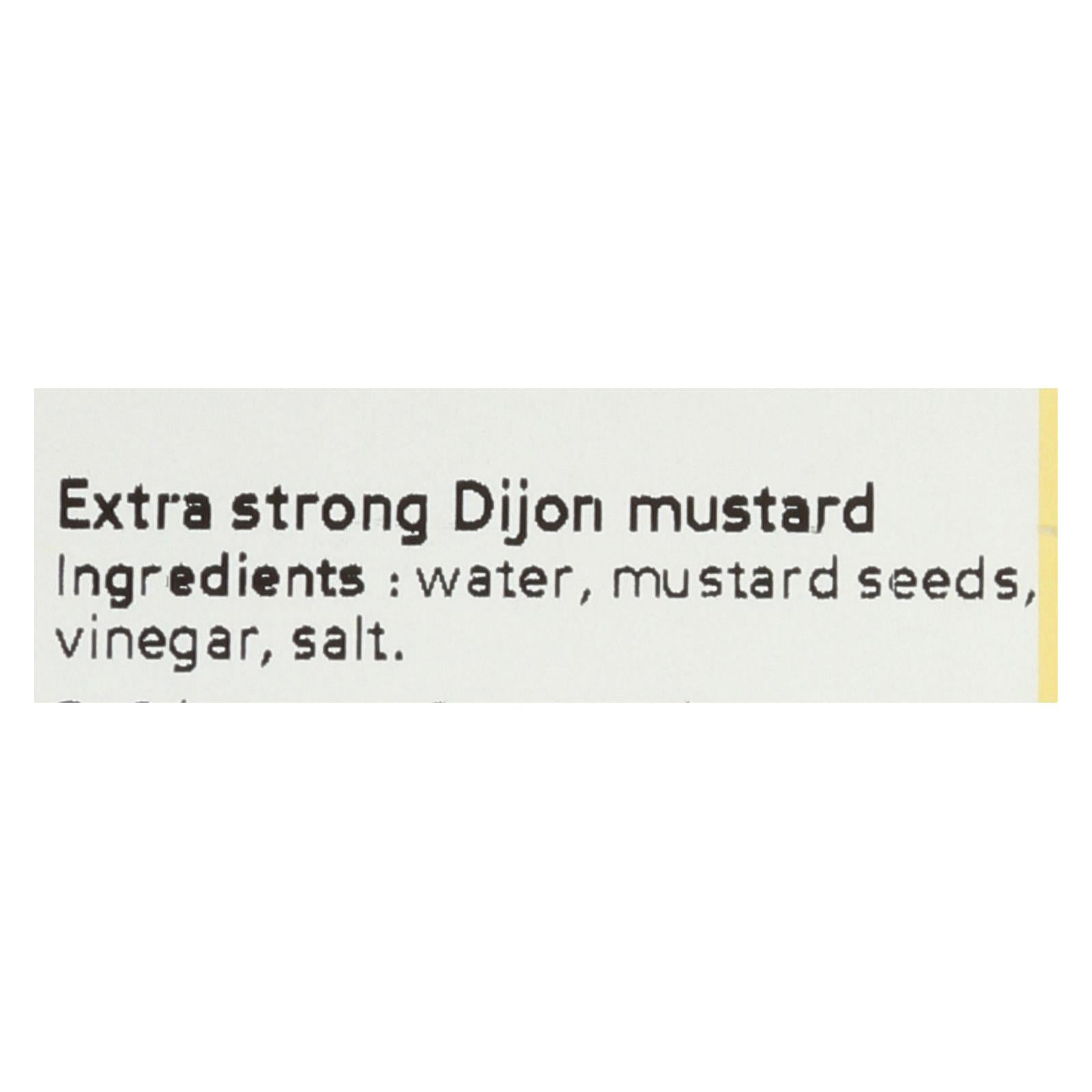 Beaufor Extra Strong Dijon Mustard - Case Of 12 - 7.05 Oz