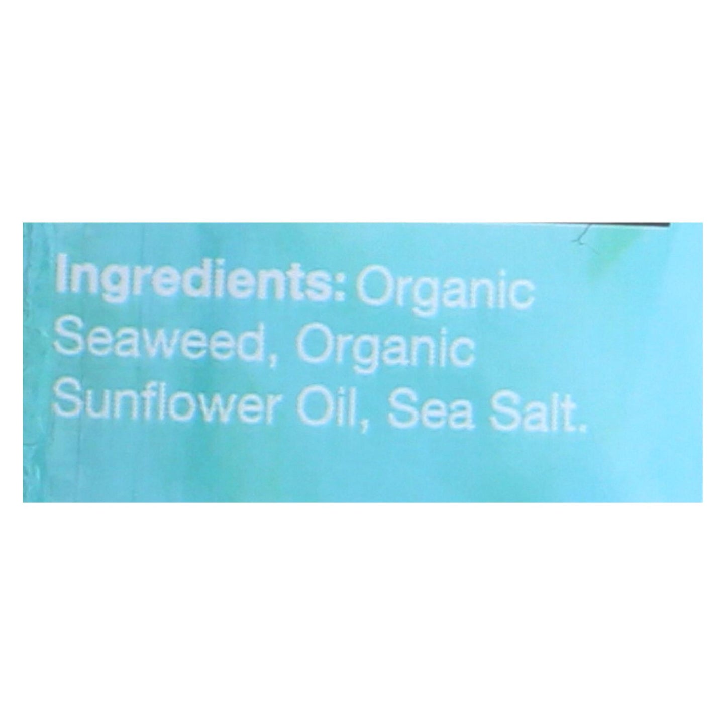 Ocean's Halo Seaweed, Sea Salt Snack  - Case Of 12 - .14 Oz