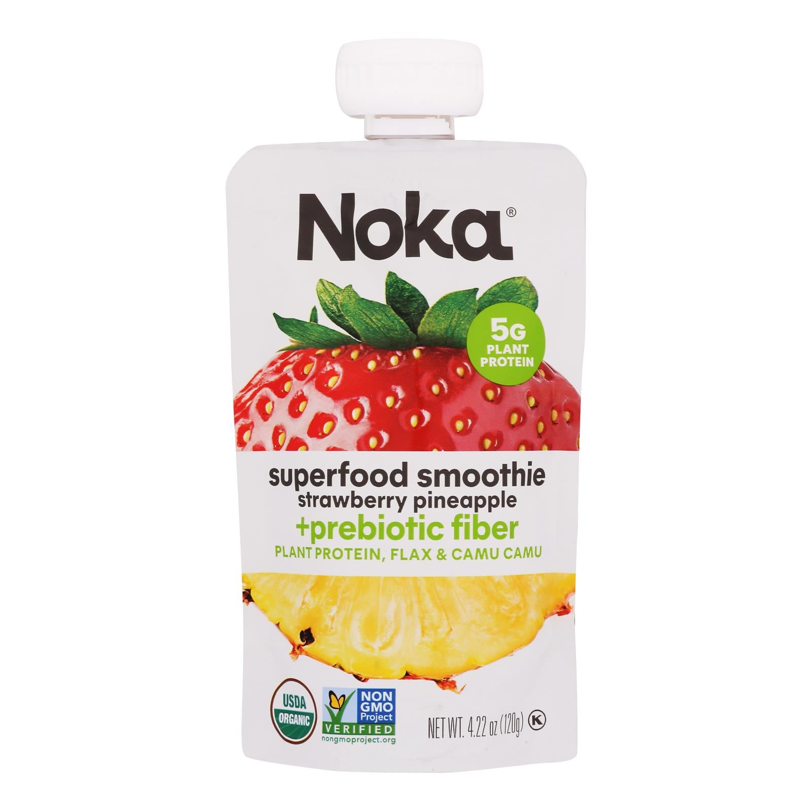 Noka - Smoothie Straw Pineap - Case Of 6 - 4.22 Oz