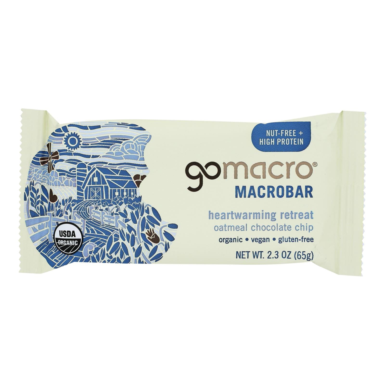 Gomacro - Bars Oatmeal Cchip - Case Of 12 - 2.3 Oz