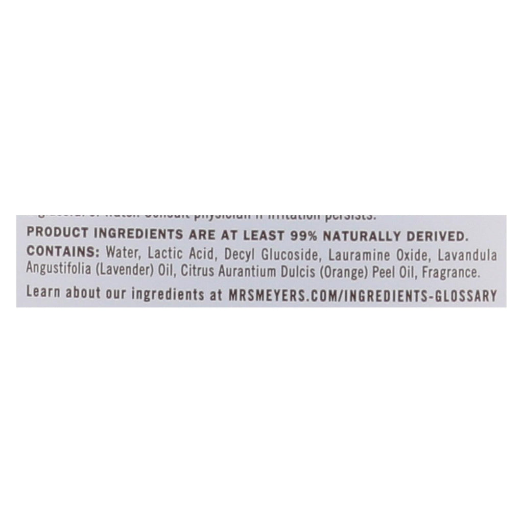 Mrs. Meyer's Clean Day - Tub And Tile Cleaner - Lavender - 33 Fl Oz - Case Of 6