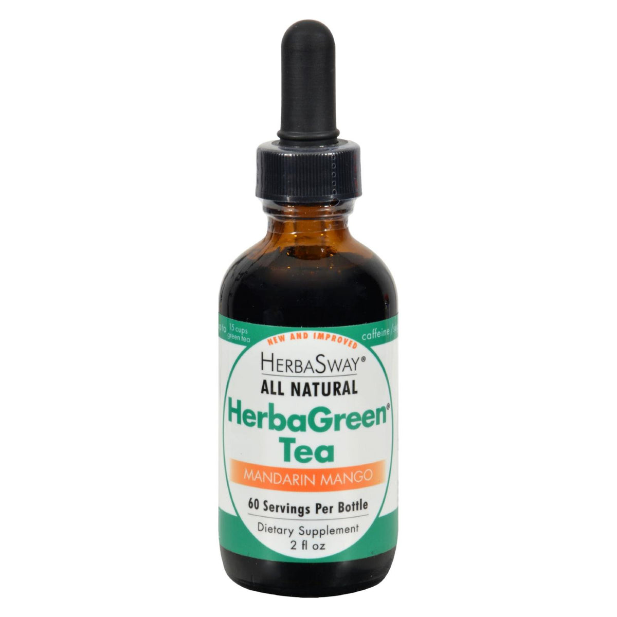 Herbasway Laboratories HerbaGreen Tea Mandarin Mango - 2 fl oz