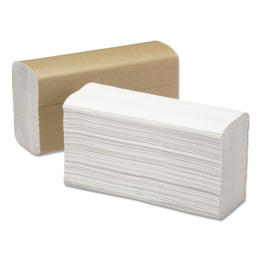 AbilityOne 8540016770076, SKILCRAFT Multi-Fold Paper Towel, 1-Ply, 9.25 x 3, White, 250/Bundle, 16 Bundles/Box