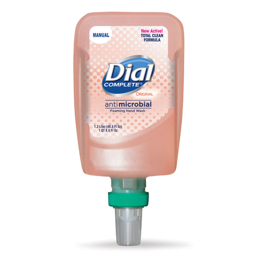 Dial Professional Antibacterial Foaming Hand Wash Refill for FIT Manual Dispenser, Original Scent, 1.2 L (DIA16670EA)