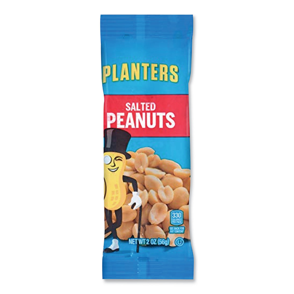 Planters Salted Peanuts, 2 oz Packet, 144/Carton (PTN00360)