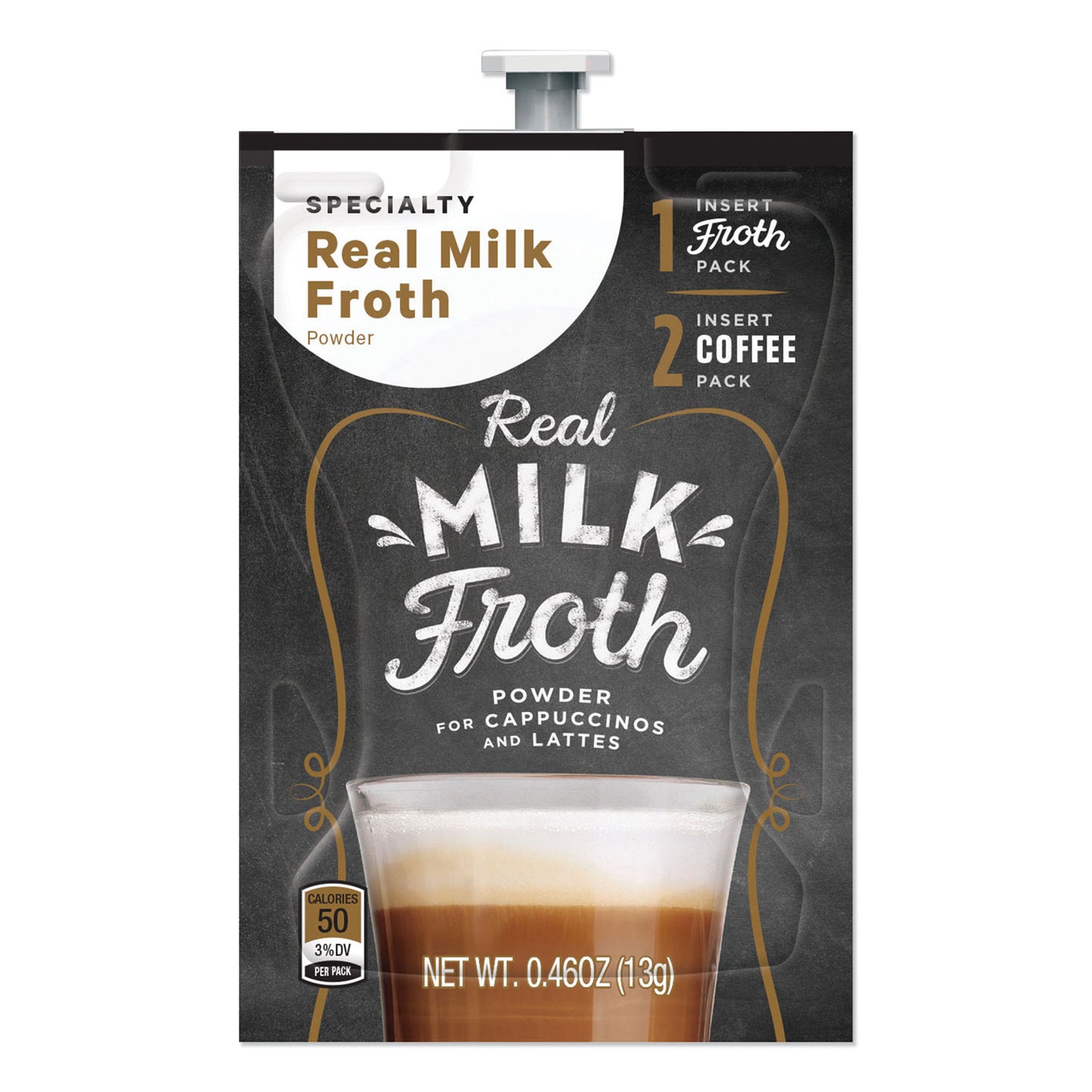 Alterra FLAVIA Real Milk Froth Freshpacks, 0.46 oz Packet, 72 Packets/Carton (MDKMDR12475)