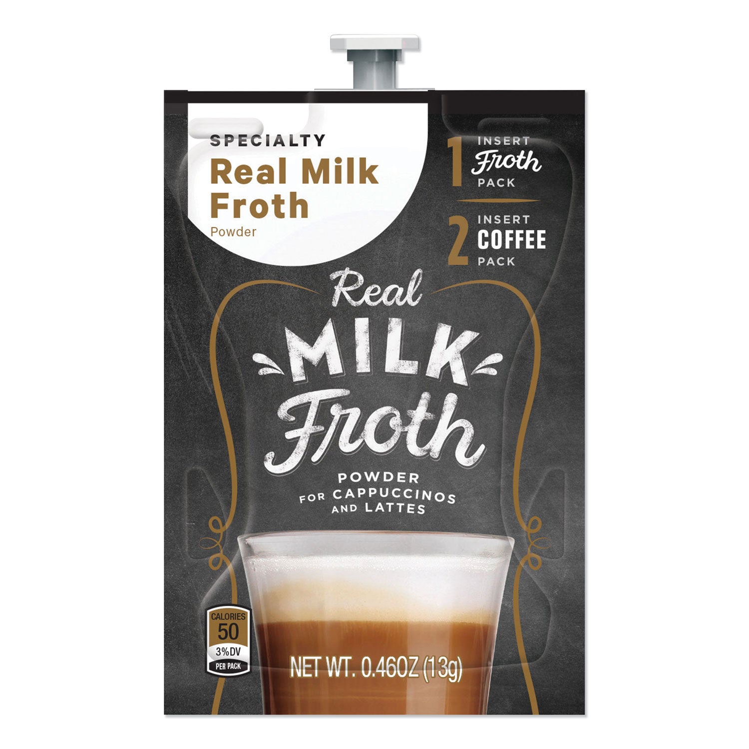 Alterra FLAVIA Real Milk Froth Freshpacks, 0.46 oz Packet, 72 Packets/Carton (MDKMDR12475)