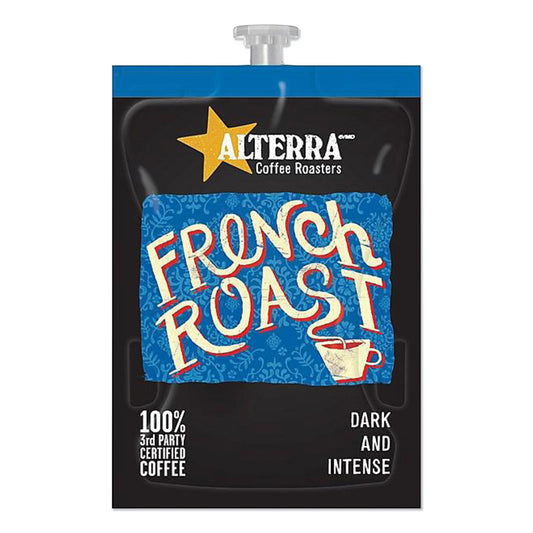 Alterra Coffee Freshpack Pods, French Roast, Dark Roast, 0.32 oz, 100/Carton (MDKMDRA184)