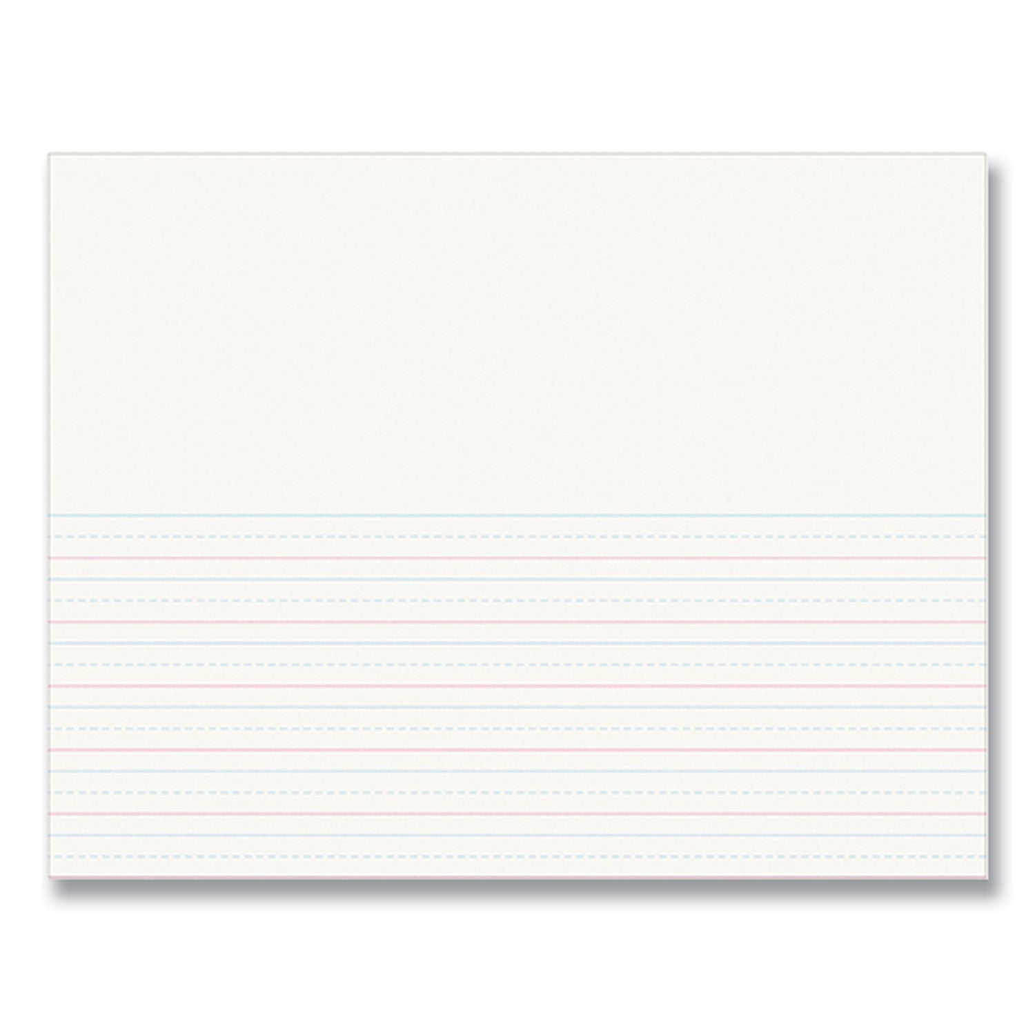 Pacon Multi-Program Picture Story Paper, 30 lb Bond Weight, 1/2" Long Rule, One-Sided, 8.5 x 11, 500/Pack (PAC2693)