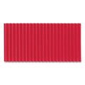 Pacon Corobuff Corrugated Paper Roll, 48" x 25 ft, Flame Red (PAC0011031)