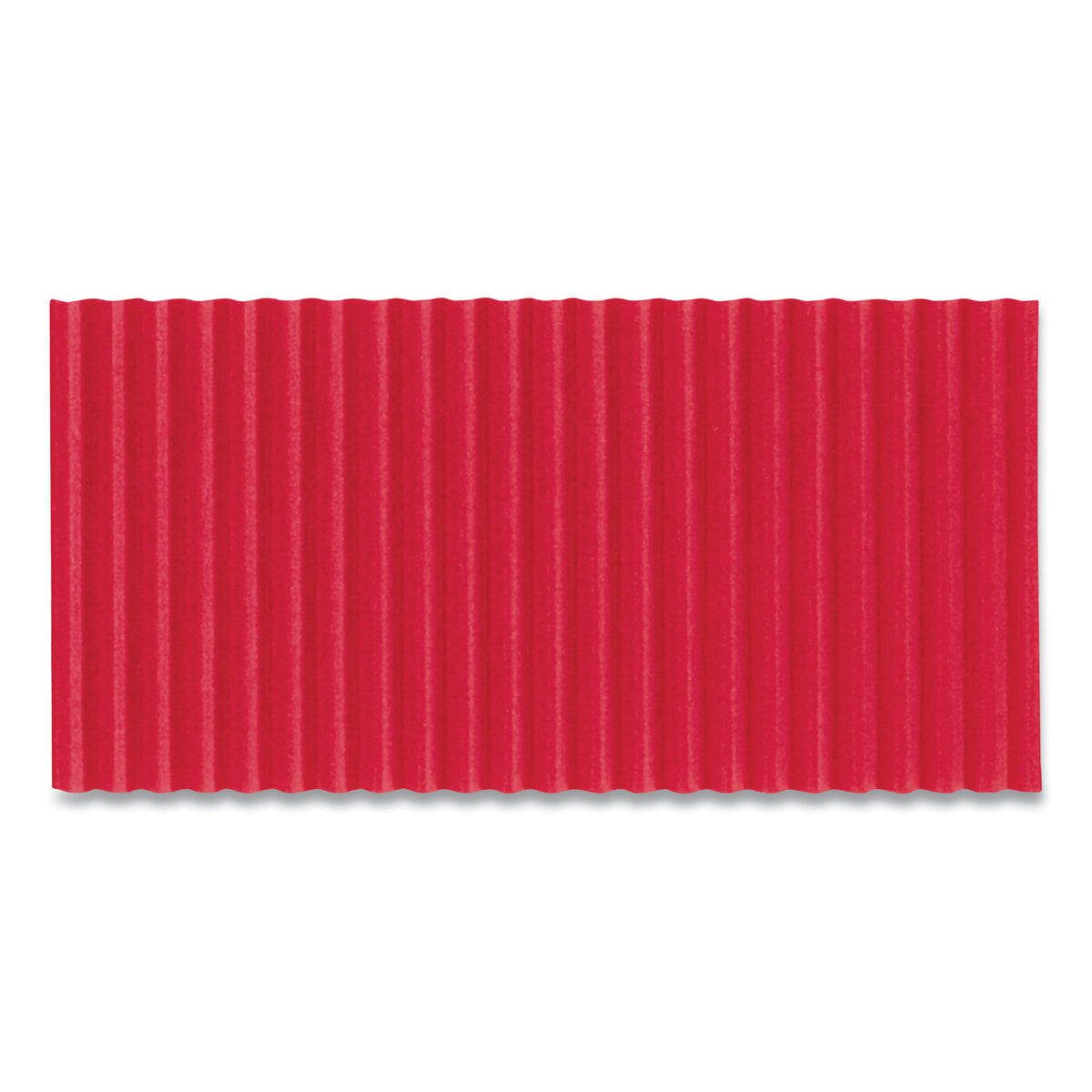 Pacon Corobuff Corrugated Paper Roll, 48" x 25 ft, Flame Red (PAC0011031)