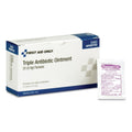 First Aid Only Triple Antibiotic Ointment, 0.03 oz Packet, 25/Box (FAOG460)