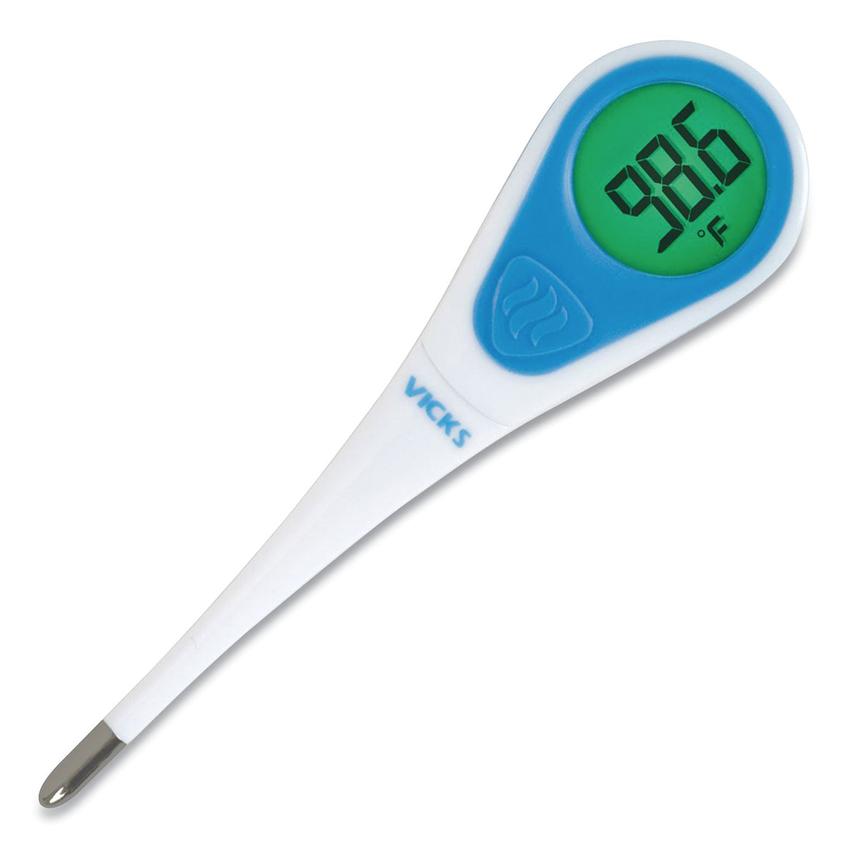 Vicks SpeedRead Digital Thermometer with Fever InSight, White/Blue (PGCV912US)