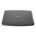 Mind Reader Adjustable Height Ergonomic Footrest, 17.62w x 14d x 3.75h, Black (EMSFTLINEBLK)
