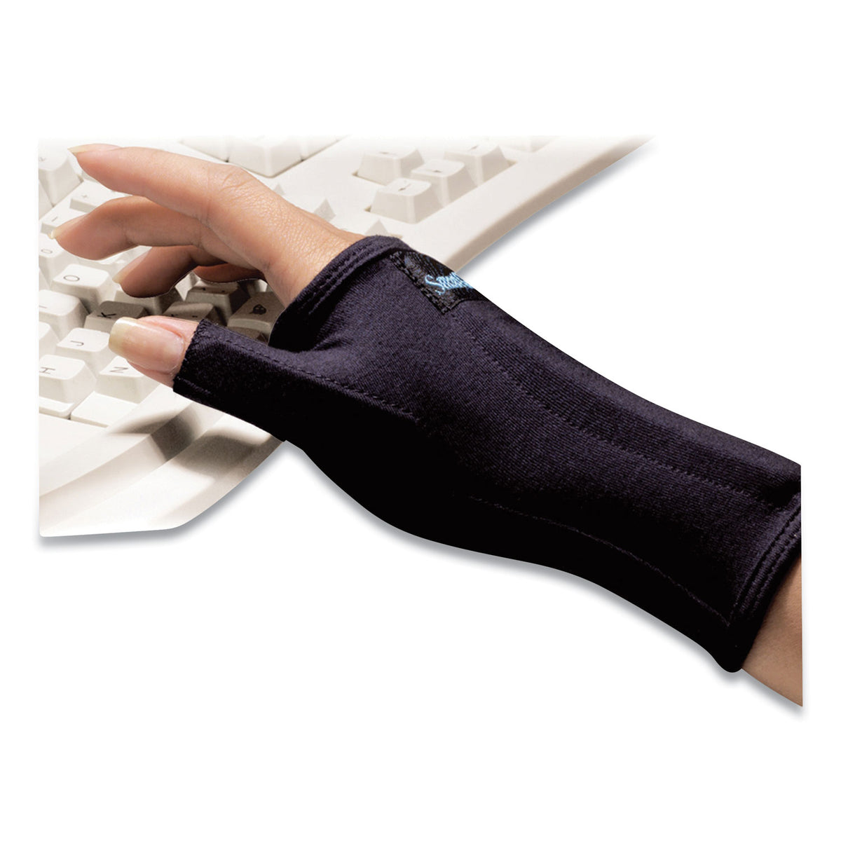 IMAK RSI SmartGlove with Thumb Support, Small, Fits Left Hand/Right Hand, Black (IMAA20161)