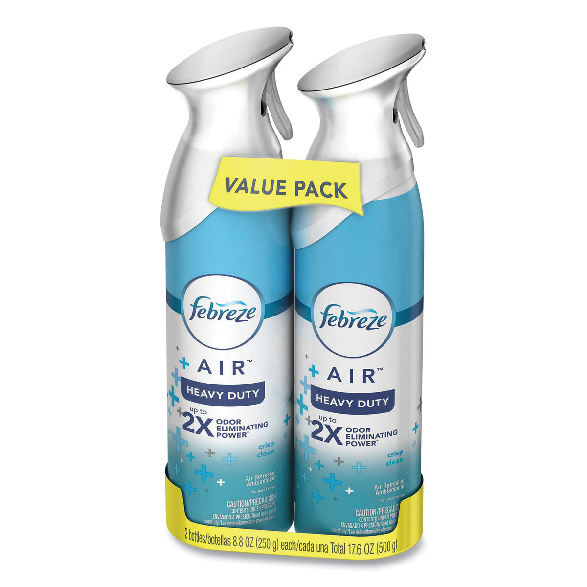 Febreze AIR, Crisp Clean, 8.8 oz Aerosol Spray, 2/Pack (PGC97806)