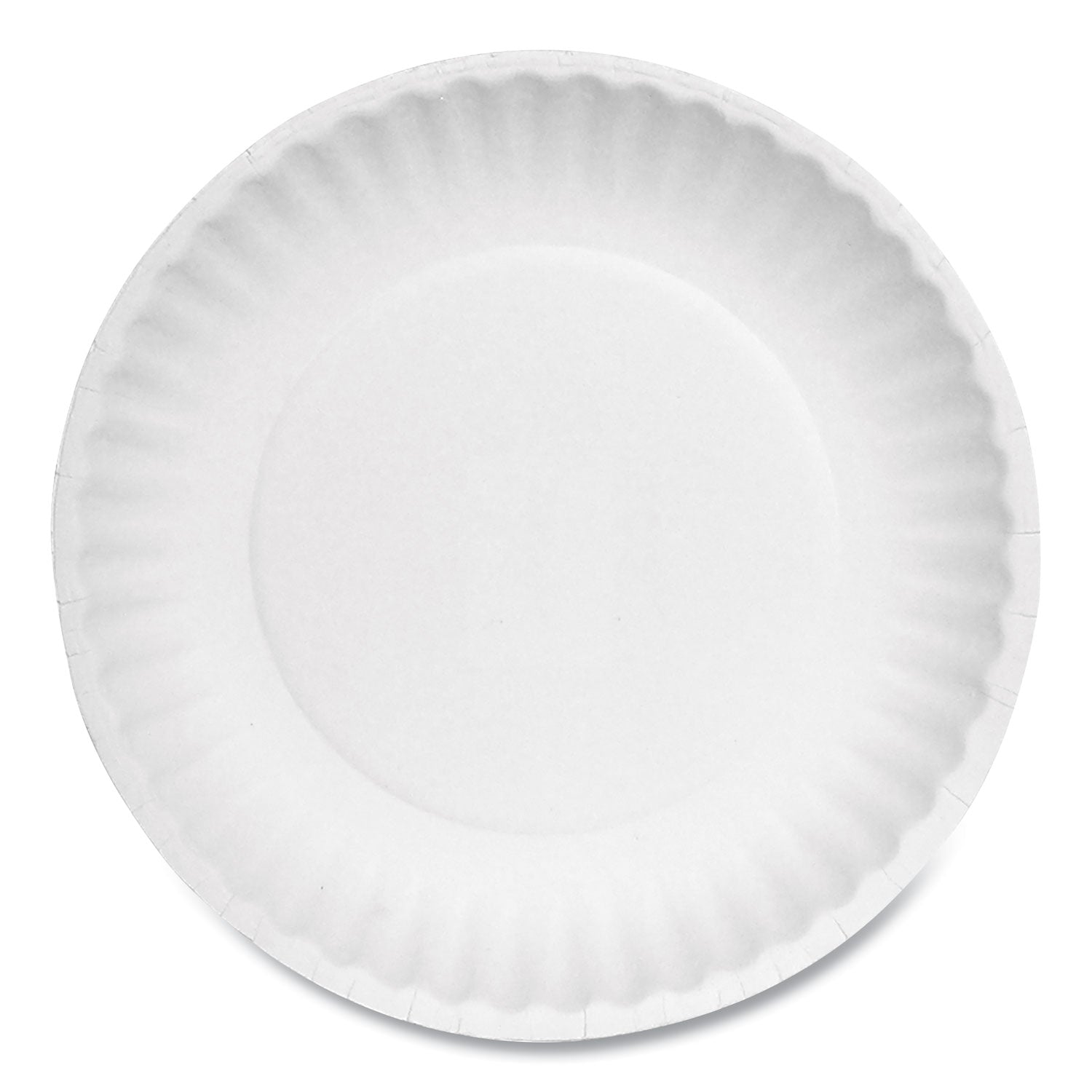 AJM Packaging Paper Plates, 6" dia, White, 1,000/Carton (AJMPP6AJKWH)