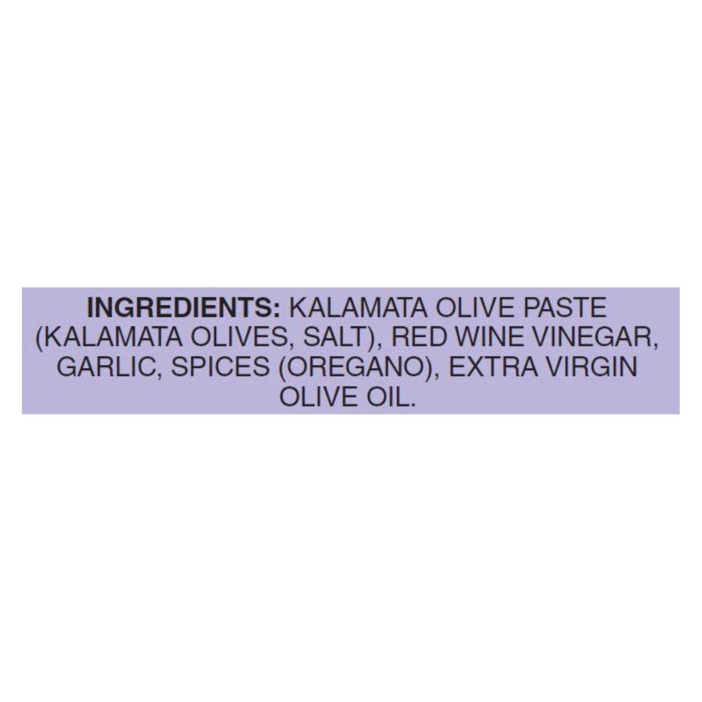 Mt Vikos Kalamata Olive Spread - Case of 6 - 7.6 OZ
